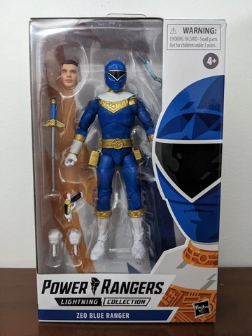 Hasbro Zeo Blue Mighty Morphin Power Rangers Lightning Collection Figure Rocky Cover
