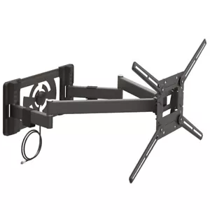 Barkan TVA48 Full Motion Wall Mount with Built-in Antenna for 40" - 90" TVs - Picture 1 of 4