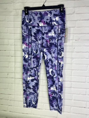 Gaiam OM Fit Zen синий йога капри леггинсы брюки Activewear эластичной женщин размер S - Изображение 1 из 4