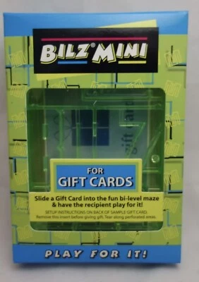 Bilz Mini Gift Card Bi-Level Maze Gift Card Holder Game Puzzle - Green - Image 1 of 4