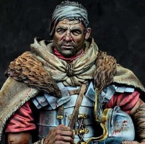 Römische Soldaten Büste Maßstab 1:10 Resin Modell historische Figur für Sammler - Bild 1 von 3