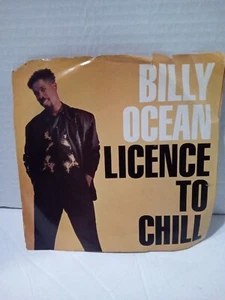 Billy Ocean Licence To Chill / Pleasure Single Record Jive 1989 1283-7-J - Picture 1 of 4
