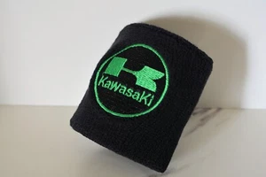 CALZINO SERBATOIO OLIO FRENI LOGO KAWASAKI CALZA VASCHETTA ANTERIORE POLSINO - Foto 1 di 8