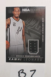 Kawhi Leonard 2011 ORIGINALE Rookie Patch Panini NBA Hoops Remembrance #9 2014   - Foto 1 di 5