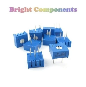 5 x 100K Ohm 3386 Trimmer Potentiometer Preset Variable Resistor - UK Seller - Picture 1 of 1