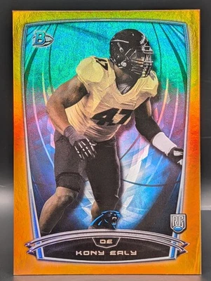 2014 Bowman #36 Kony Ealy Rookie Orange /299 - Carolina Panthers - Image 1 of 2
