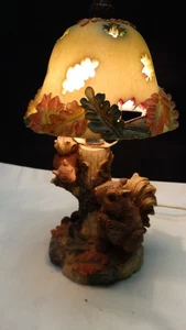 Squirrel accent table lamp-resin 12in tall - Picture 1 of 10
