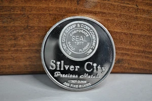 SELTENE Ocala Florida Silber City Edelmetalle Medaille 1 Feinunze .999 Silber - Bild 1 von 7