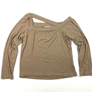 New LNA Otis Ribbed Cutout Shirt Long Sleeve Mushroom Size 3X Stitch Fix - Picture 1 of 6