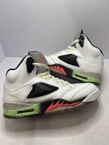 Jordan 5 Retro Pro Stars Black Crimson Shoes Mens Size 10 Fire Red 136027-115 - Foto 1 di 12
