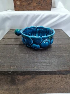 Vintage INARCO Mood Indigo Blue E-4001 Soup Bowl - Picture 1 of 14