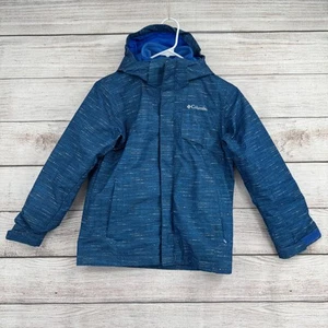 Columbia Jacket Boys Small Omni-Tech Interchange Hooded Waterproof Fleece Liner - Picture 1 of 23