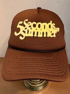 5 Seconds of Summer 5SOS Trucker Rope Hat Band Concert merchandise Mesh Unisex - Picture 1 of 4
