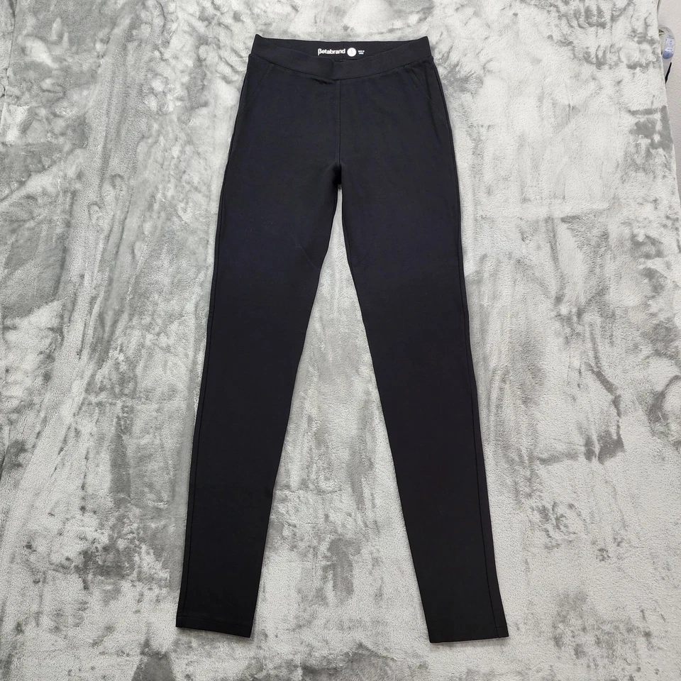 Betabrand Pants Womens S LONG Black Dress Pant Yoga Pants Classic Black Leggings - Image 1 of 4
