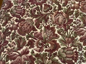   Beautiful Jacobean Design Antique French Interiors Fabric In Rare Colors  - Picture 1 of 8