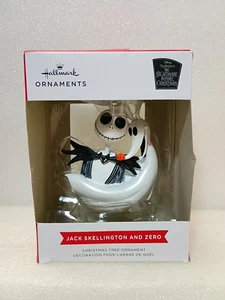 Hallmark ~ 'Jack Skellington & Zero' ~ Decorazione natalizia incubo B4 Natale - Foto 1 di 2