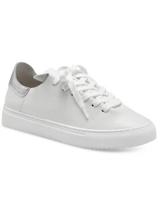 CHARTER CLUB Womens White Padmaa Round Toe Platform Leather Sneakers Shoes 6 M - Picture 1 of 11