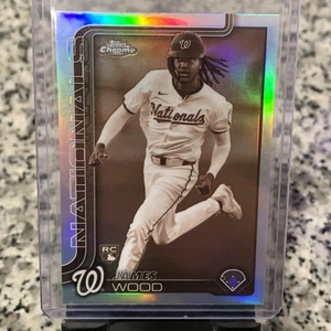 JAMES WOOD 2025 Topps Chrome Sepia Refractor #132 (RC)- Washington Nationals - Picture 1 of 2