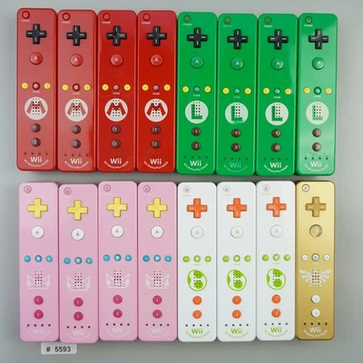 Lot of 20 Nintendo Wii Remote Plus Controller Mario Peach Zelda Wii U #5593 - Image 1 of 4