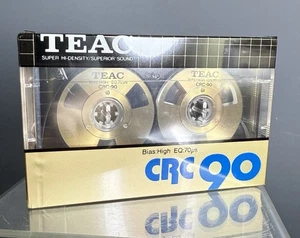 TEAC CRC90, High Bias Blank Cassette Tape, Reel to Reel, Gold, Japan, Sealed - Picture 1 of 6