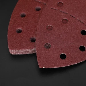60x Maus Schleifpapier Separaten Palm Schleifpapier Schleif Blätter 140x140x100❀ - Afbeelding 1 van 10