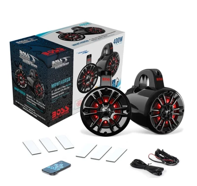 Boss Audio Systems Marine Waketower Speakers 400 Watts/Pair/ 4in/ 2 Way - Image 1 of 4
