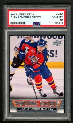 2013 Upper Deck Alexander Barkov Young Guns RC #470 PSA 10 GEM MINT 💎 - Image 1 of 2