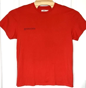 Pangaia Mens Womens M 365 Midweight Organic Cotton Short Sleeve T-Shirt Orange - Picture 1 of 8