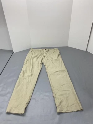 Arizona Jean Co Pants Mens 36x32 Khaki Beige Straight Fit Casual Stretch Cotton - Image 1 of 4