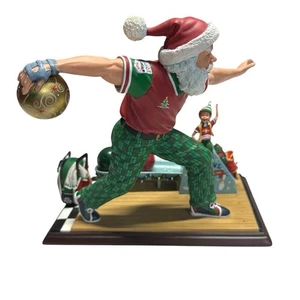 RARA figura di Babbo Natale da bowling Danbury in perfette condizioni - Babbo Natale ed Elfi Bowling - con certificato di autenticità - Foto 1 di 7