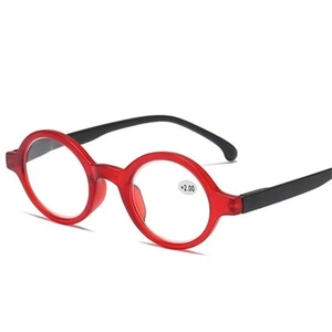 Stylish Unisex Vintage Round Reading Glasses Multiple Diopters - Picture 1 of 7