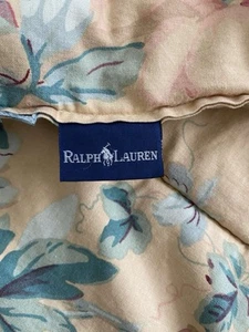 Vintage Ralph Lauren Floral Elsa Grassland Queen Full Comforter Bedspread Yellow - Picture 1 of 3