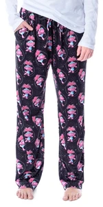 Dreamworks Trolls Movie Women's Poppy Super Soft Loungewear Pajama Pants - Picture 1 of 5