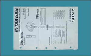 Sony VPL-V500QM Proyector LCD Original Impreso Manual de Servicio Sony P/N 992262602 - Imagen 1 de 1