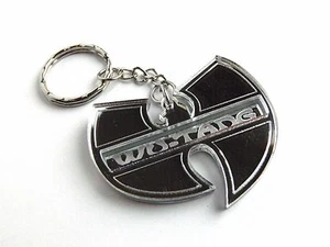 Wu Tang Clan keychain Laser cut engraved mirror plastic - Picture 1 of 12
