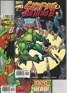 Sunfire and Big Hero 6 #2,3 (1998, Marvel) 2nd + 3rd Appearance FN+/VF - Bild 1 von 4