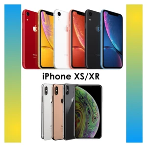 Apple iPhone XR/XS 256GB/64GB - Unlocked, Space Gray, Gold, Red - Free Shipping - Afbeelding 1 van 10