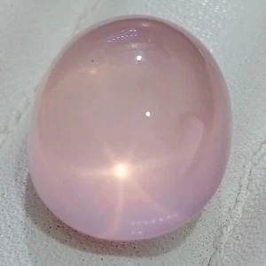 Piedras preciosas sueltas de cuarzo rosa rosa cabujón natural de 24 quilates de Pakistán - Imagen 1 de 11