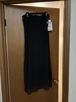 NUEVA MAXI FALDA ALEX NOCHES NEGRA LÍNEA A TALLA PM PETITE Foto 1 de 2