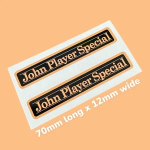 JPS John Player Special Vinyl Stickers Custom Decal Sticker Ford Mini Rally RC - Picture 1 of 2