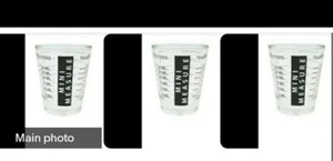 3 Pack Set Multi-Purpose Measuring Shot Glass Jigger Shot Bar Tool - Picture 1 of 1