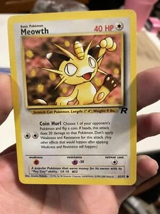 Team Rocket #62/82 Meowth - Picture 1 of 2