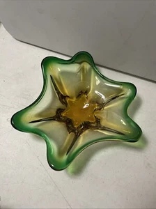 Vintage Murano Style Glass Candy Dish - Picture 1 of 4