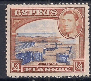 Cyprus 1938 - 51 KGV1 1/4pi Vouni Palace MM SG 151 ( A1381 ) - Picture 1 of 1