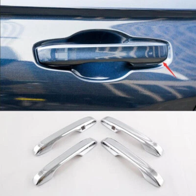 Cubierta de manija de puerta exterior cromada ABS para Honda CR-V CRV 2023 2024 Foto 1 de 4