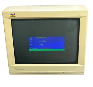 Vintage ViewSonic E70f 16" Flat CRT Monitor VCDTS21683-1M - Picture 1 of 23