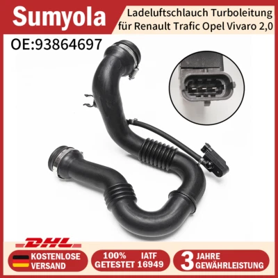 93864697 Hose Pipe Intercooler For Renault Trafic Opel Vivaro 2.0 - Image 1 of 4
