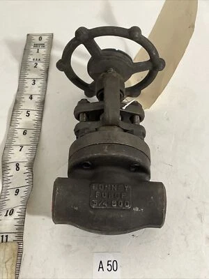 BONNEY FORGE HL31 Forged Steel Gate Valve 3/4" WP800 Type:Globe Stem:CR13 - Image 1 of 4