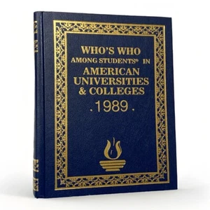 1989 Who's Who Among Students in American Universities and Colleges - Imagen 1 de 8