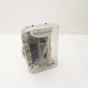 Clear Tech Prison Radio Cassette Player Tape Deck Walkman. TESTED WORKING. - Picture 1 of 10